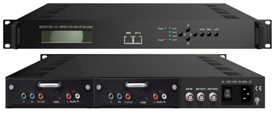 NDS3212B 2合1MPEG-2、MPEG-4 AVC/H.264高清編碼器